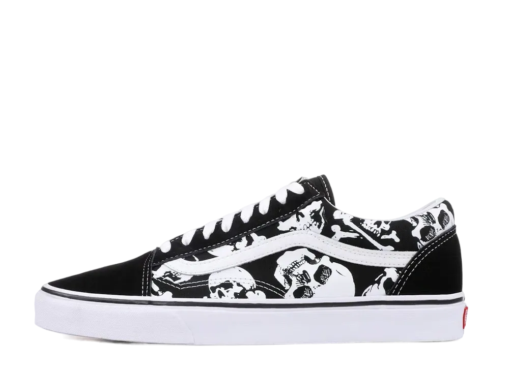 Vans Old Skool Skulls "Black/True White"