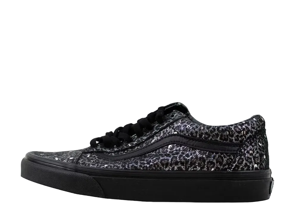 Vans Old Skool "Black/Metallic Leopard"
