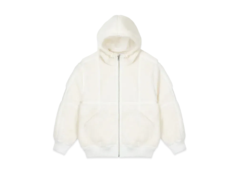 PALACE Sherpa Hooded Jacket "Off White"