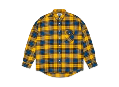 PALACE Flannel Drop Shoulder Shirt "Yellow"