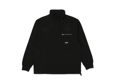 PALACE 1/4 Zip 380 Funnel Neck "Black"