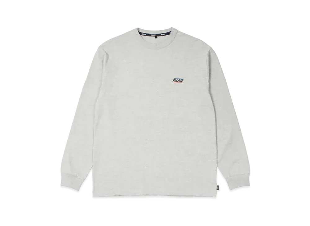 PALACE Basically A Longsleeve "Grey Marl"