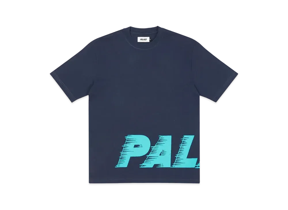 PALACE Fast Wrap T-Shirt "Navy"