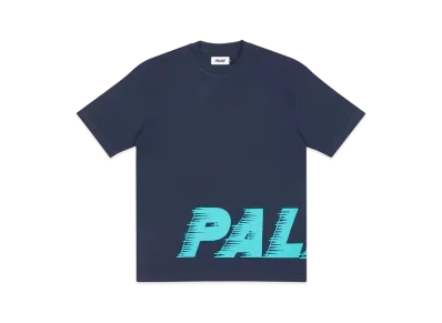 PALACE Fast Wrap T-Shirt "Navy"