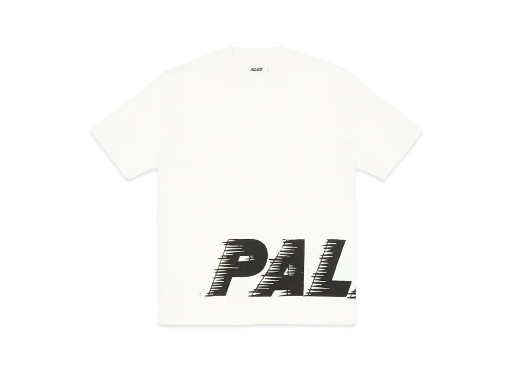 PALACE Fast Wrap T-Shirt "White"