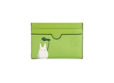 LOEWE x My Neighbor Totoro Plain Card Holder "Apple Green"