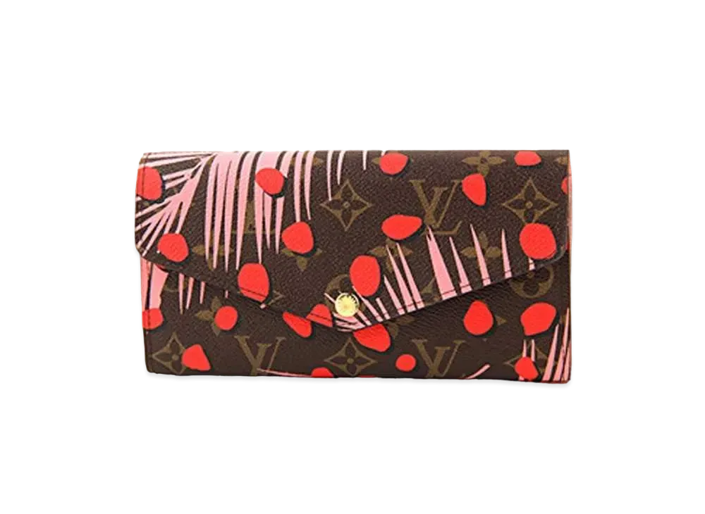 Louis Vuitton Monogram Jungle Dot Sarah Wallet