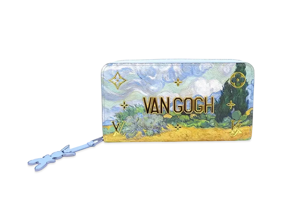 ルイヴィトン x ジェフ・クーンズ ジッピー・ウォレット ファン・ゴッホ モノグラム セルティ マスターズコレクション M64607