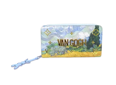 Louis Vuitton x Jeff Koons Zippy Wallet Van Gogh Monogram Celty Masters Collection