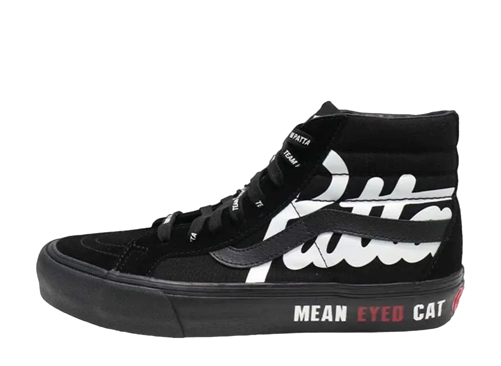 パタ × バンズ スケートハイ リイシュー VLT LX "ブラック"