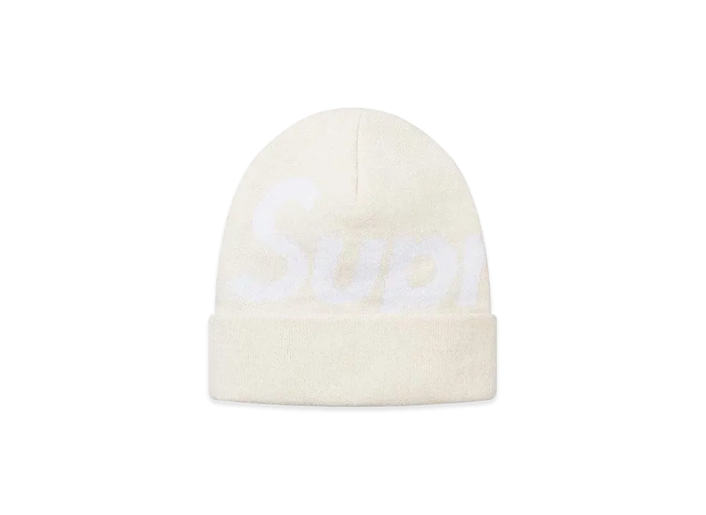 Supreme Big Logo Beanie (FW17) "Off White"