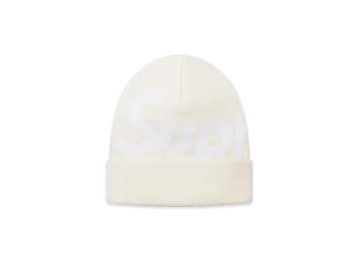 Supreme Big Logo Beanie (FW17) "Off White"