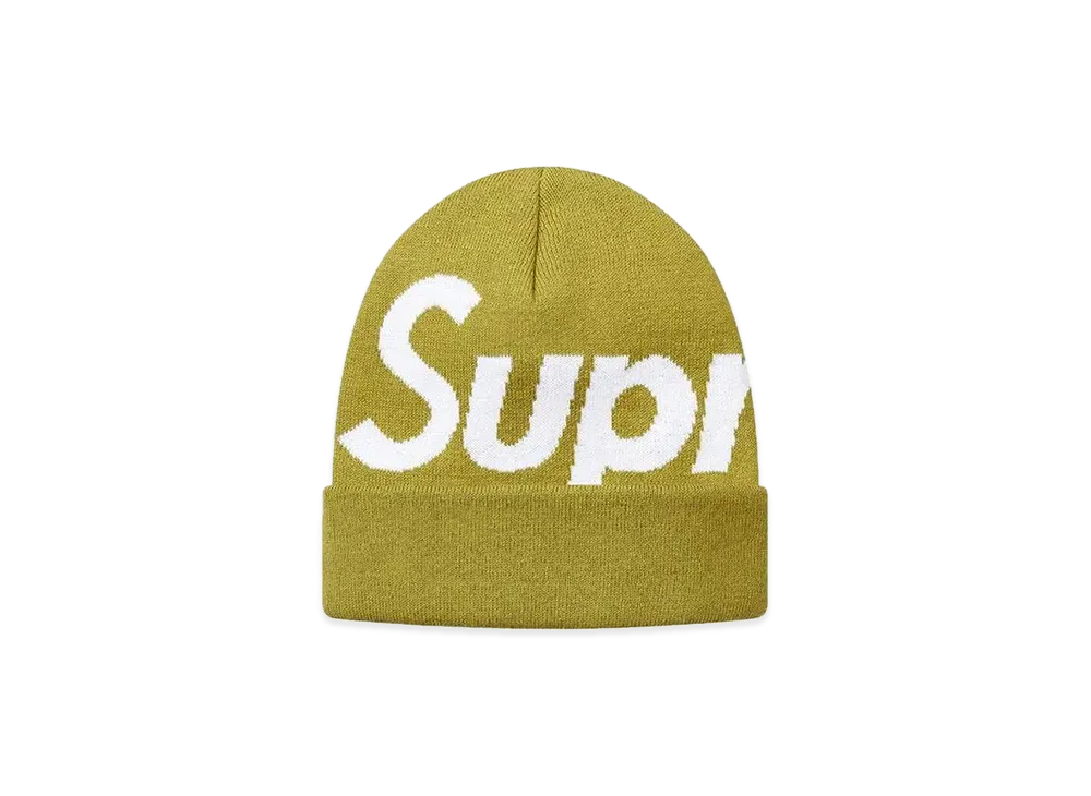 Supreme Big Logo Beanie (FW17) "Moss"