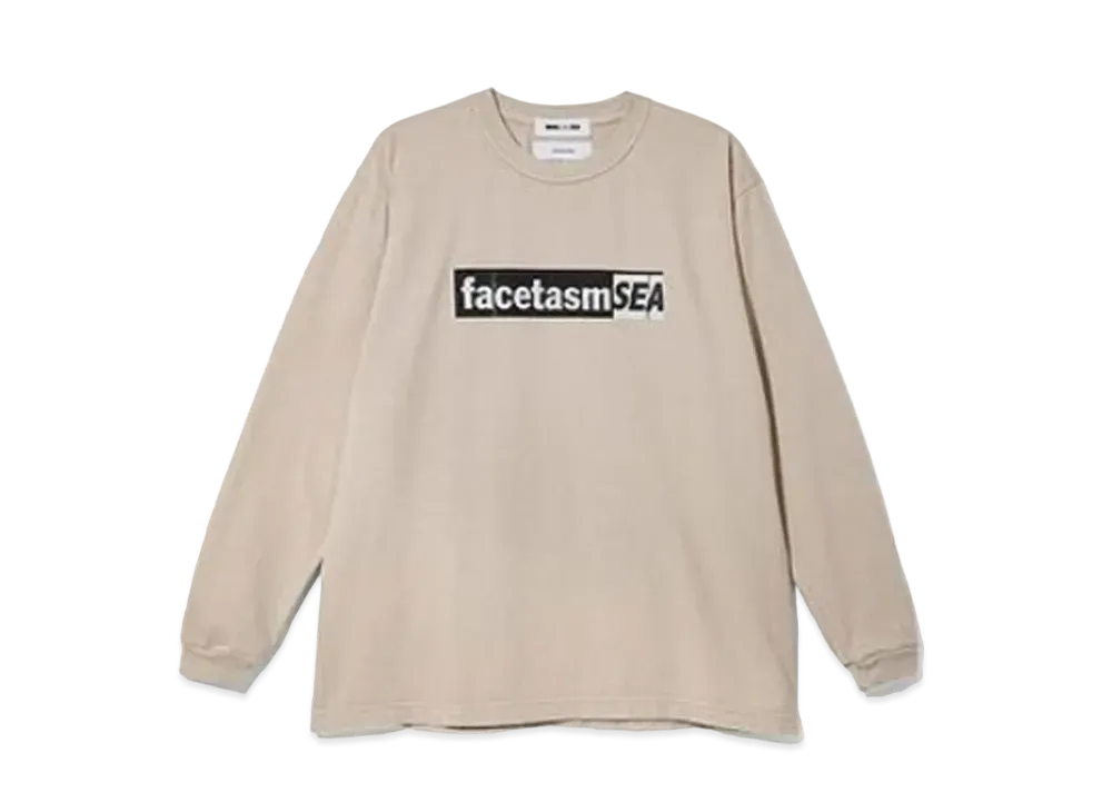 WIND AND SEA x FACETASM L/S Tee "Beige"