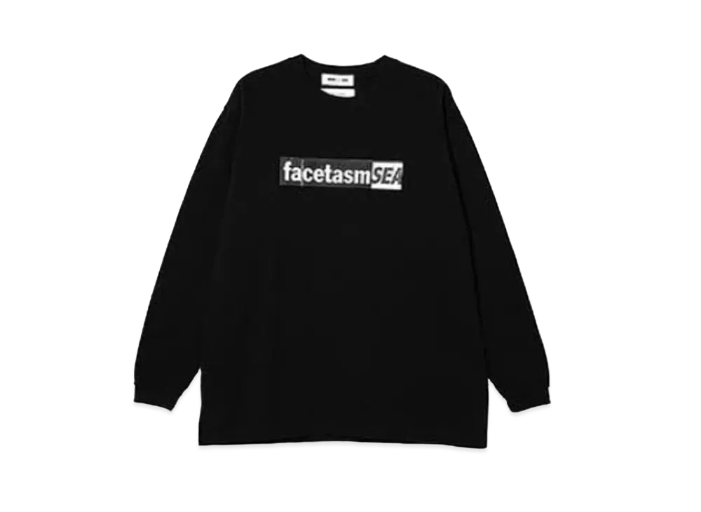 WIND AND SEA x FACETASM L/S Tee "Black"