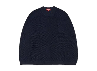 Supreme Open Knit Small Box Sweater "Navy"
