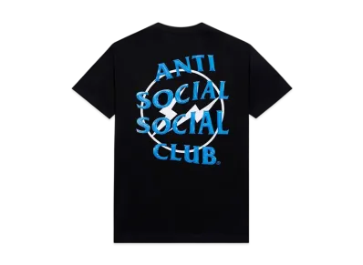 ANTI SOCIAL SOCIAL CLUB x FRAGMENT Precious Petals Black Tee "Blue"