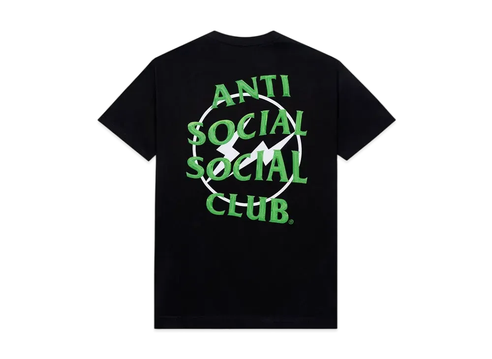 ANTI SOCIAL SOCIAL CLUB x FRAGMENT Precious Petals Black Tee "Green"