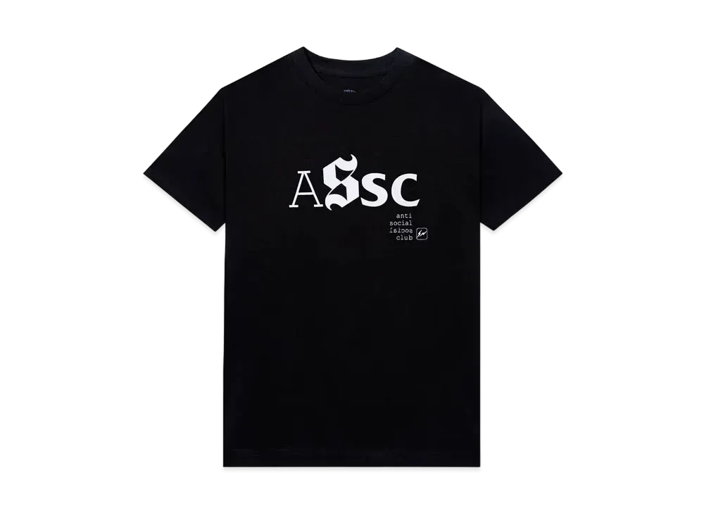 ANTI SOCIAL SOCIAL CLUB x FRAGMENT Type A Black Tee "Black"