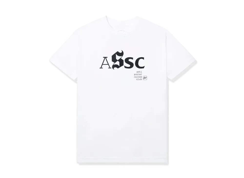 ANTI SOCIAL SOCIAL CLUB x FRAGMENT Type A White Tee "White"