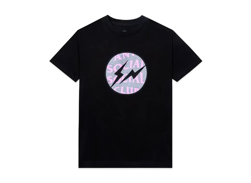 ANTI SOCIAL SOCIAL CLUB x FRAGMENT Called Interference Black Tee "Black"