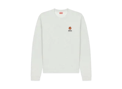KENZO 'BOKE FLOWER' Crest Sweat "Pale Grey"