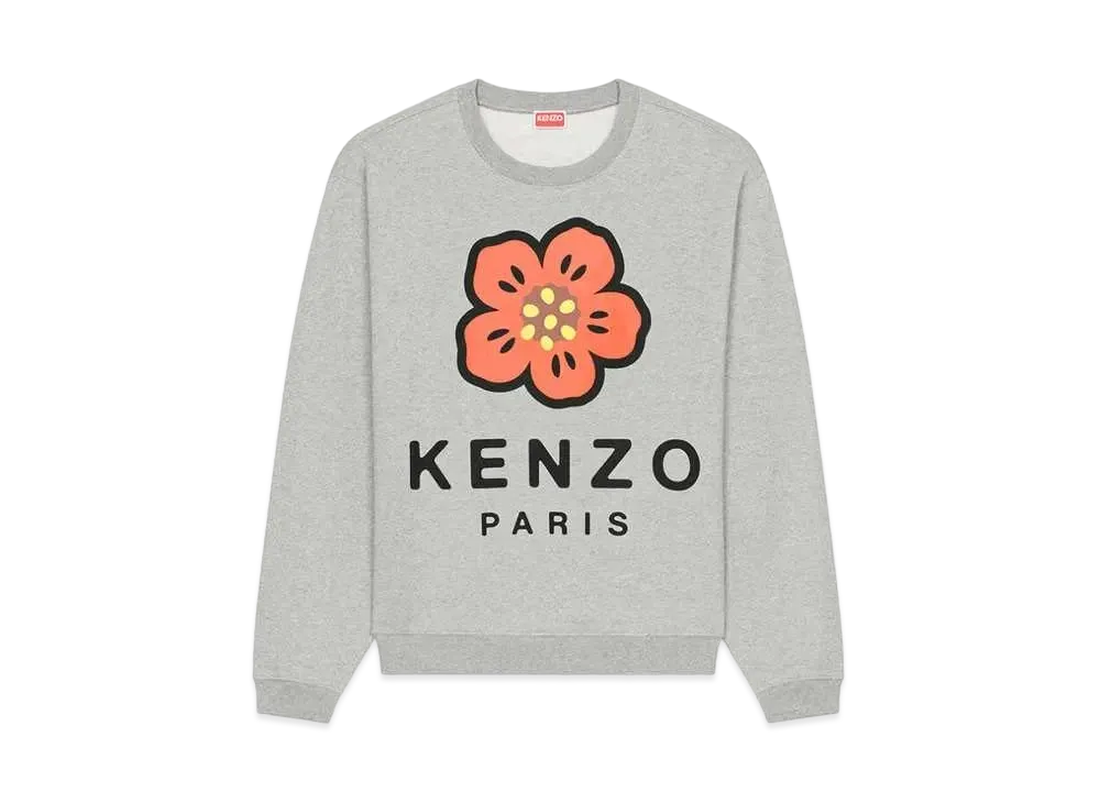 KENZO 'BOKE FLOWER' Sweat "Pearl Grey"