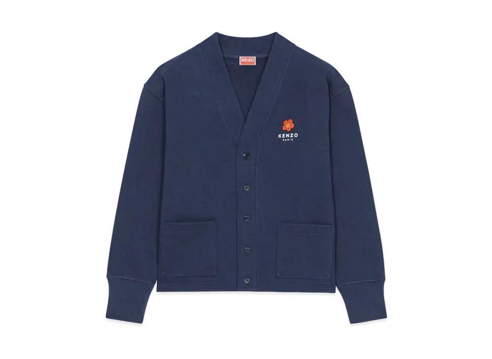 ケンゾー 'ボケ フラワー' カーディガン "ミッドナイト ブルー"