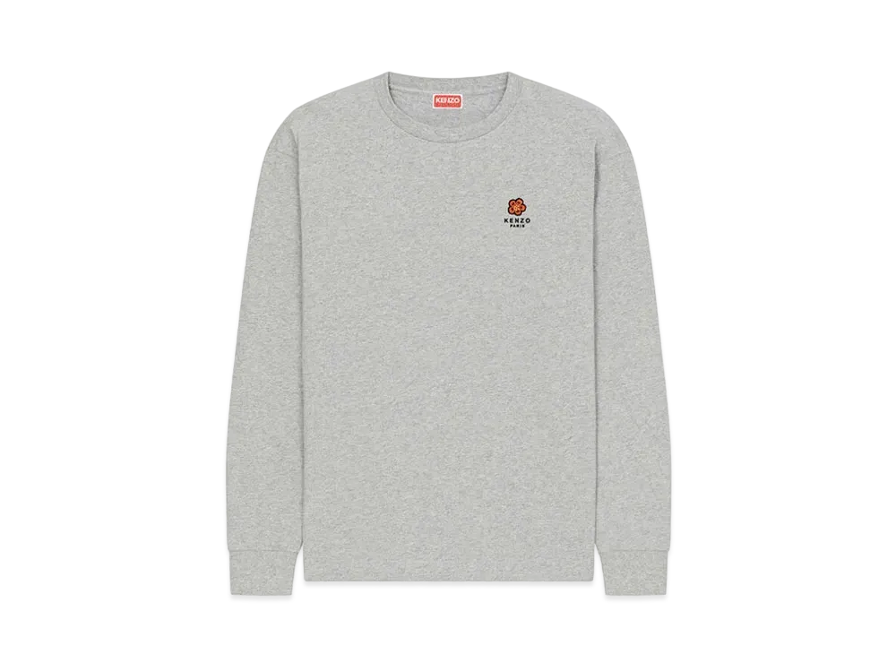 KENZO 'BOKE FLOWER' Long Sleeve T-shirt "Pearl Grey"