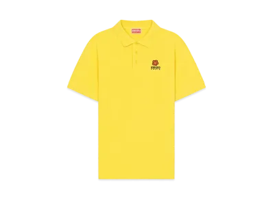 KENZO 'BOKE FLOWER' Crest Polo-shirt "Golden Yellow"