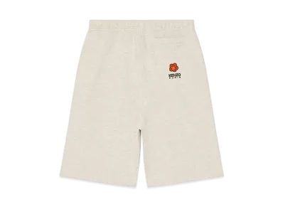 KENZO 'BOKE FLOWER' Crest Short Pants "Pale Grey"
