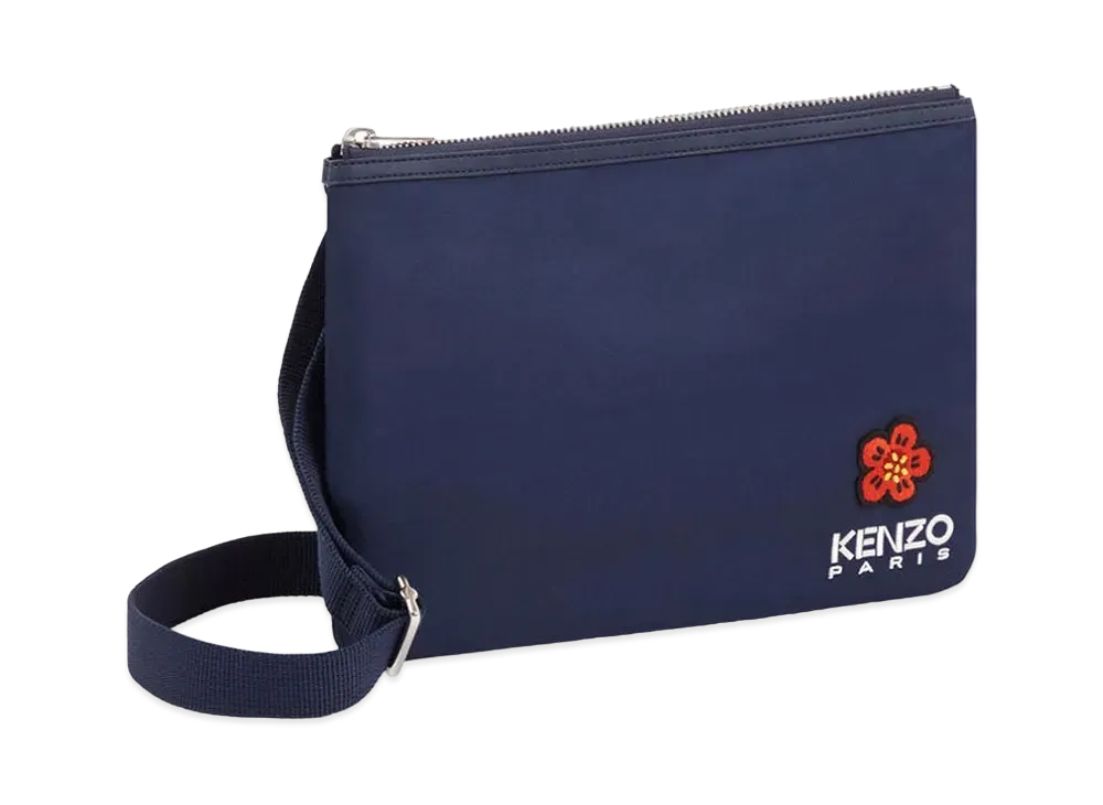 KENZO Crest Crossbody Bag "Midnight Blue"