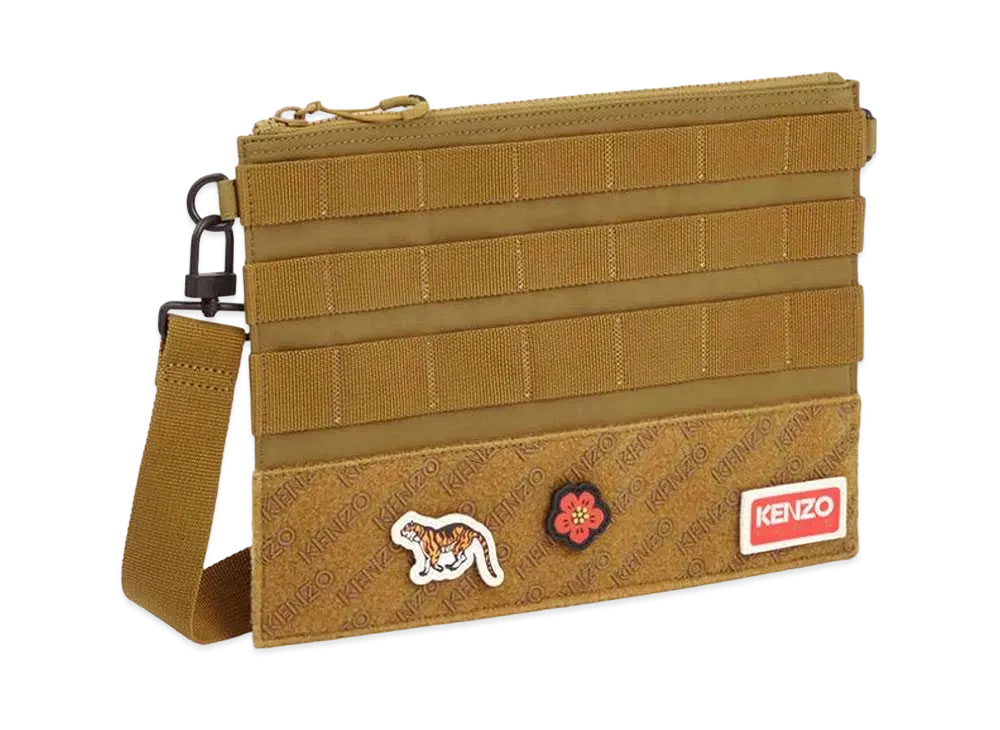 KENZO Jungle Large Pouch "Sand"