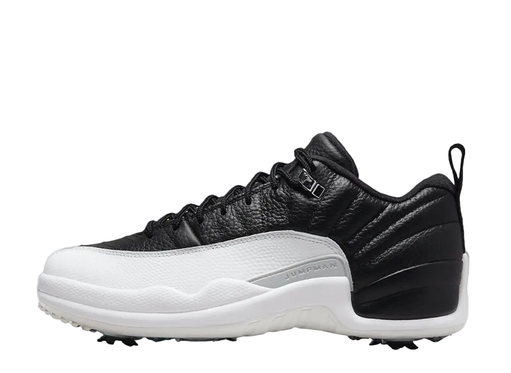 Nike Air Jordan 12 Low Golf Playoffs "Black/Varsity Red-White"
