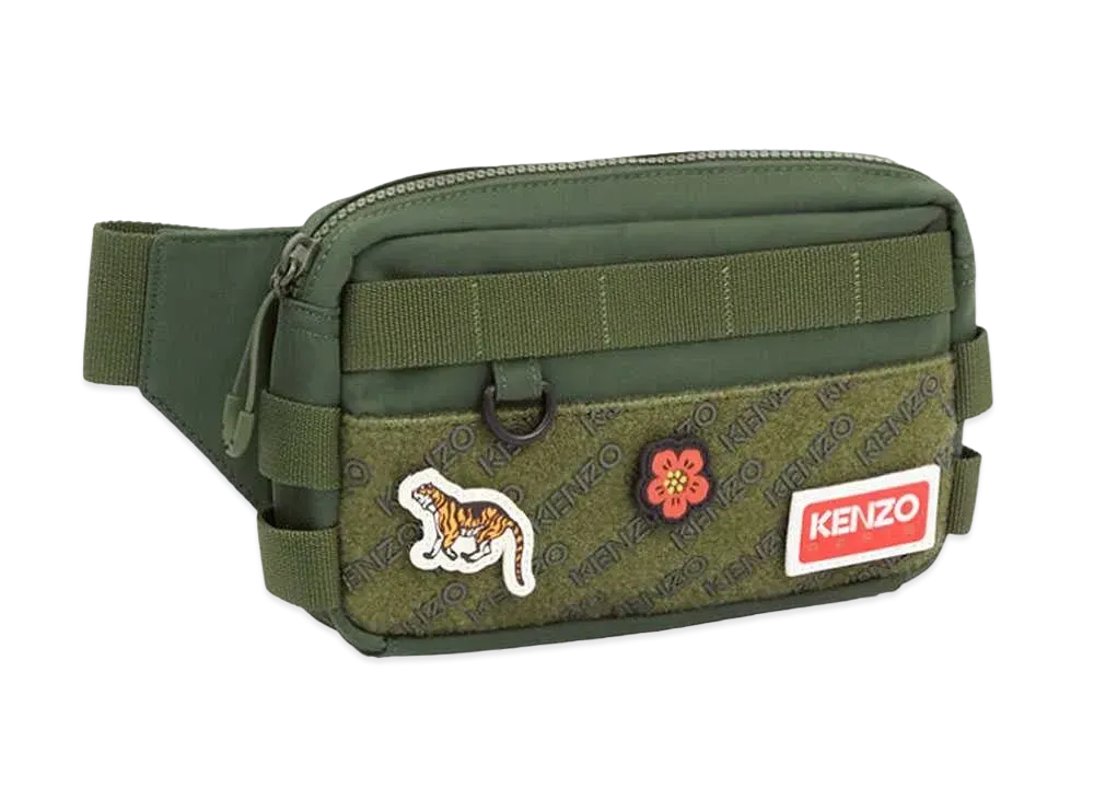 KENZO Jungle Bum Bag "Dark Khaki"