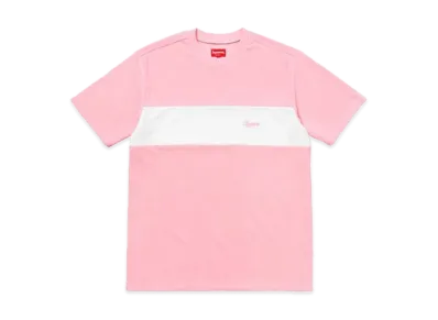 Supreme Chest Stripe Terry Top "Light Pink"