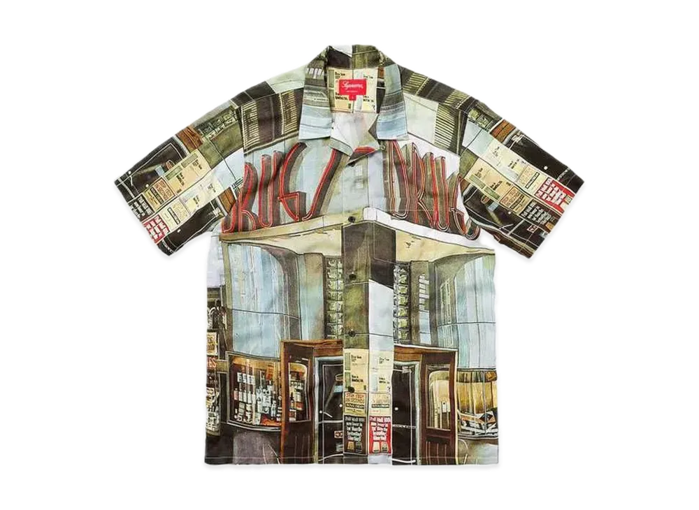 シュプリーム ドラッグス レーヨン シャツ "マルチカラー"