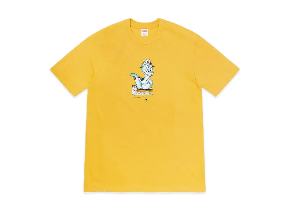 Supreme Dinosaur Tee "Acid Yellow"