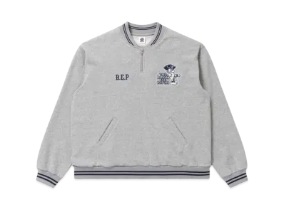 BlackEyePatch OG Pirate Half Zip Sweat "Grey"