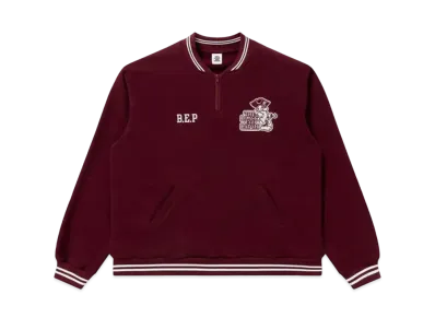 BlackEyePatch OG Pirate Half Zip Sweat "Burgundy"