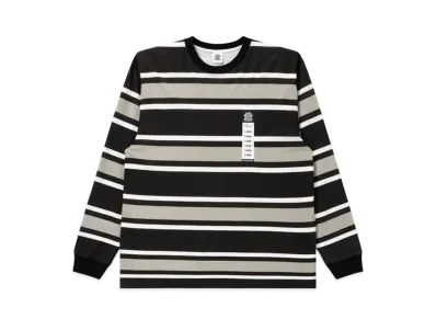 BlackEyePatch Size Label Border L/S Tee "Black"