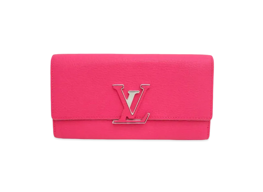 Louis Vuitton Capucines Wallet Taurillon Leather "Hot Pink"
