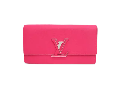 Louis Vuitton Capucines Wallet Taurillon Leather "Hot Pink"