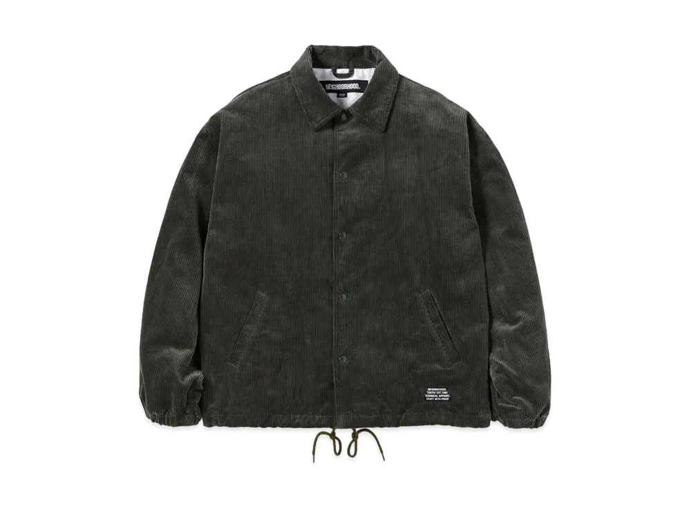 NEIGHBORHOOD Cord Windbreaker JK . CO "Green"
