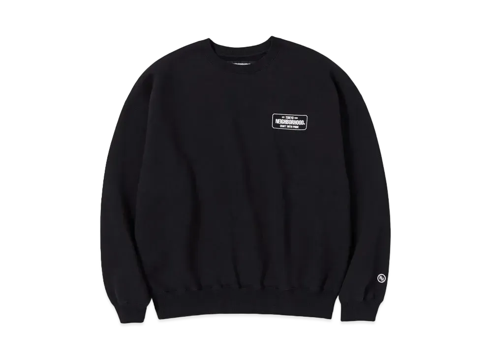 NEIGHBORHOOD Classic-S Crewneck LS . CO "Black"