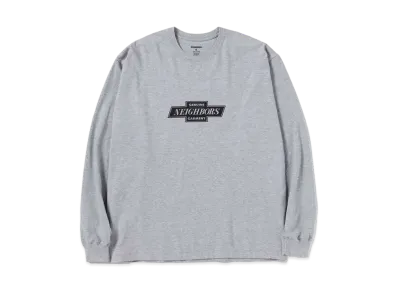 NEIGHBORHOOD NH Tee-9 LS . CO "Gray"