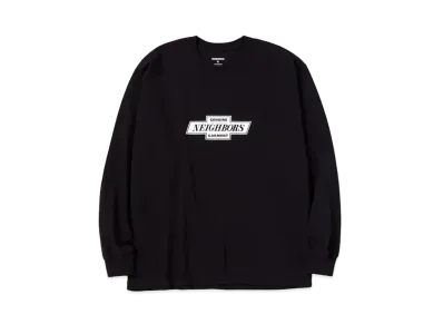 NEIGHBORHOOD NH Tee-9 LS . CO "Black"
