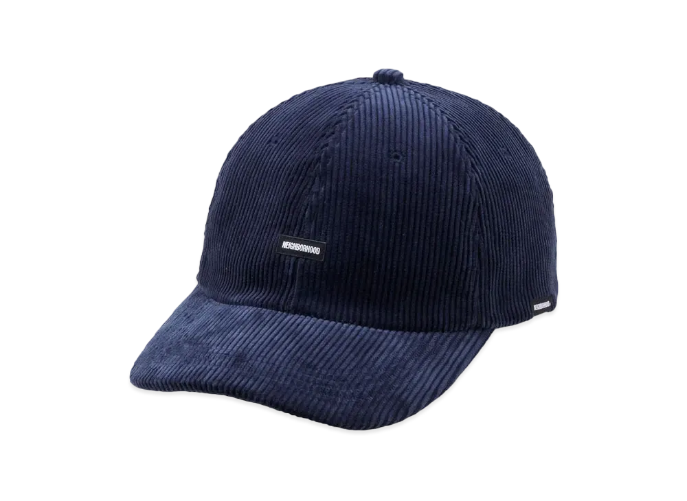 NEIGHBORHOOD Cord Dad Cap . CO "Navy"