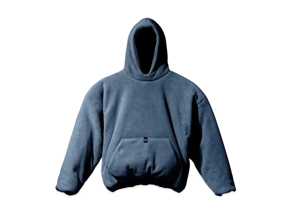 トップス Yeezy Gap Polar Fleece Padded Hoodie XS Yeezy Gap Polar Fleece Padded Hoodie Dark Grey - US