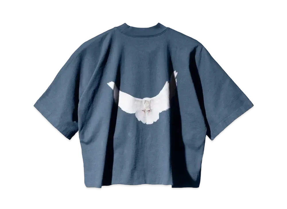 YEEZY GAP Dove No Seam Tee "Dark Blue"
